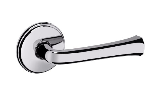 Baldwin Estate 5112 Full Dummy Lever with 5075 Rose in Polished Chrome finish