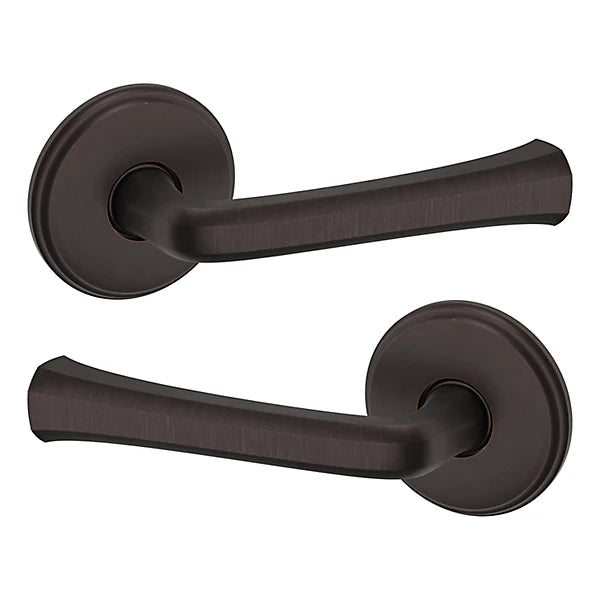 Baldwin Estate 5112 Full Dummy Lever with 5075 Rose in Venetian Bronze finish