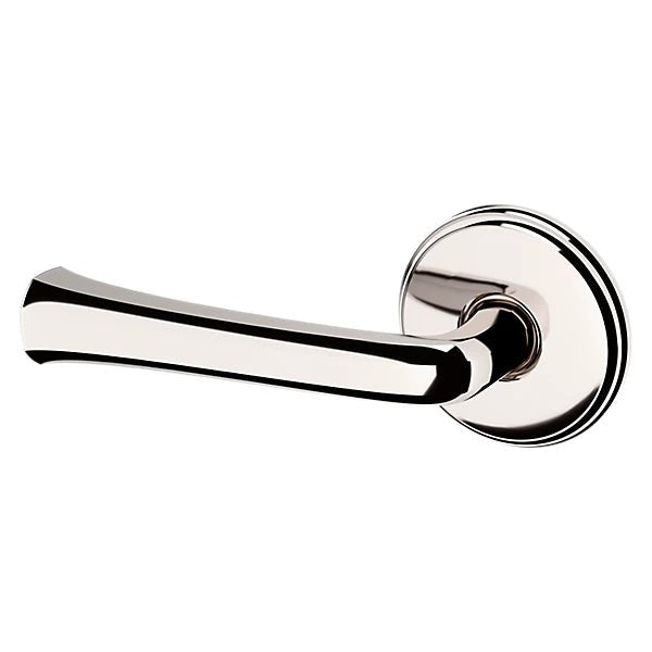 Baldwin Estate 5112 Left Handed Half Dummy Lever with 5075 Rose in Lifetime Polished Nickel finish