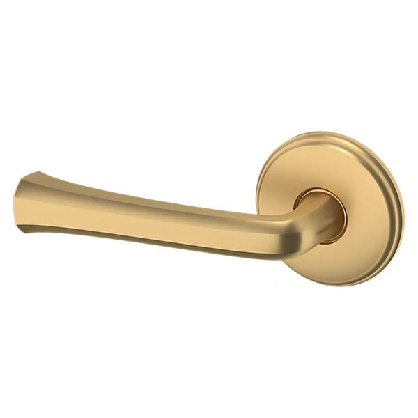 Baldwin Estate 5112 Left Handed Half Dummy Lever with 5075 Rose in Vintage Brass finish