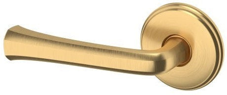 Baldwin Estate 5112 Left Handed Half Dummy Lever with 5075 Rosette in Lifetime Satin Brass finish