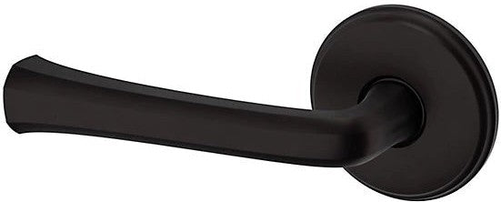 Baldwin Estate 5112 Left Handed Half Dummy Lever with 5075 Rosette in Oil Rubbed Bronze finish