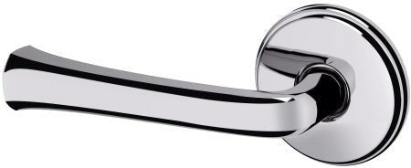 Baldwin Estate 5112 Left Handed Half Dummy Lever with 5075 Rosette in Polished Chrome finish