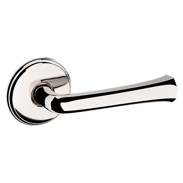 Baldwin Estate 5112 Right Handed Half Dummy Lever with 5075 Rose in Lifetime Polished Nickel finish