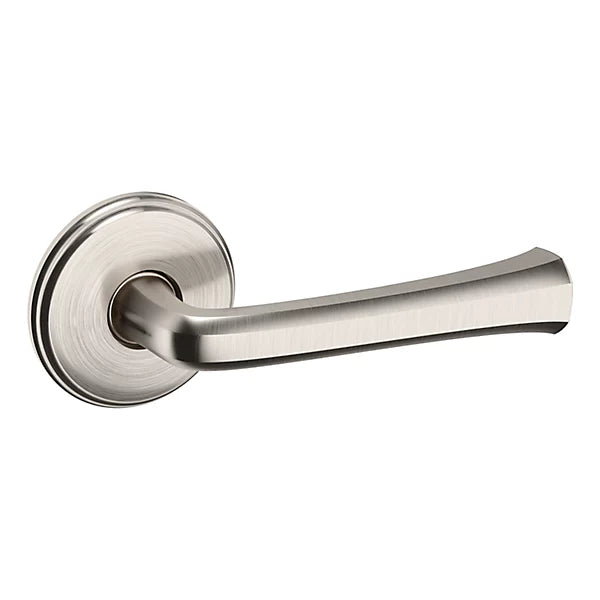 Baldwin Estate 5112 Right Handed Half Dummy Lever with 5075 Rose in Lifetime Satin Nickel finish