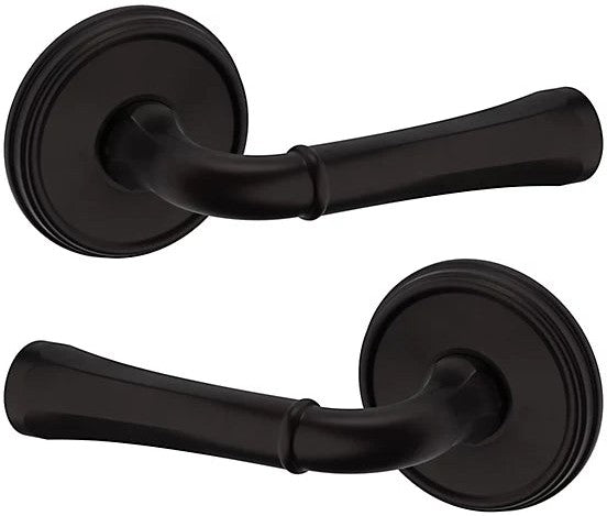 Baldwin Estate 5113 Full Dummy Lever with 5078 Rosette in Oil Rubbed Bronze finish