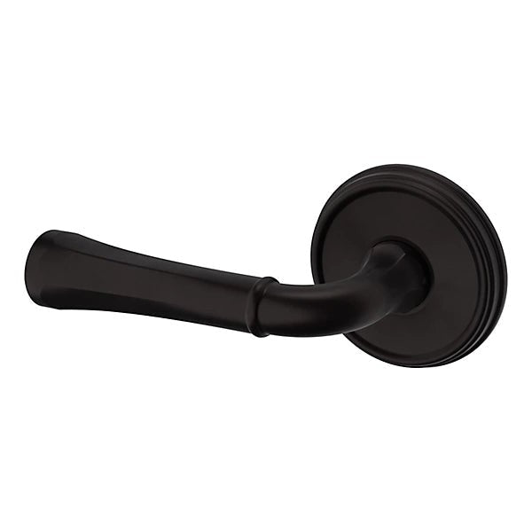 Baldwin Estate 5113 Left Handed Half Dummy Lever with 5078 Rose in Oil Rubbed Bronze finish