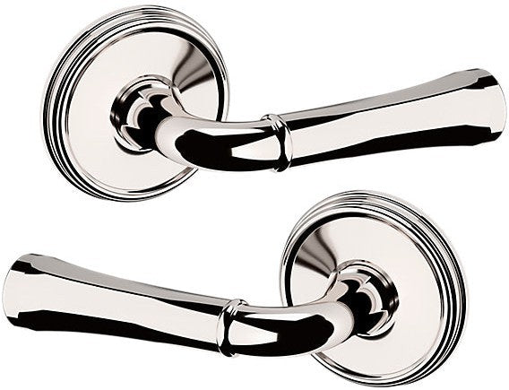 Baldwin Estate 5113 Passage Lever with 5078 Rosette in Lifetime Polished Nickel finish