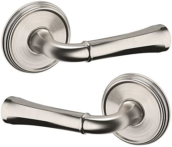 Baldwin Estate 5113 Passage Lever with 5078 Rosette in Lifetime Satin Nickel finish