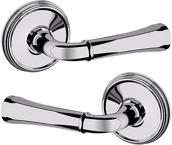 Baldwin Estate 5113 Passage Lever with 5078 Rosette in Polished Chrome finish