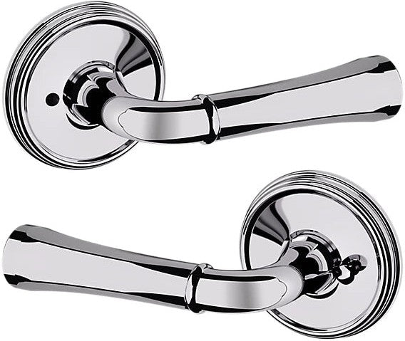 Baldwin Estate 5113 Privacy Lever with 5078 Rosette in Polished Chrome finish