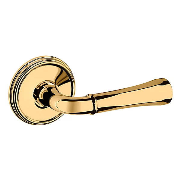 Baldwin Estate 5113 Right Handed Half Dummy Lever with 5078 Rose in Lifetime Polished Brass finish