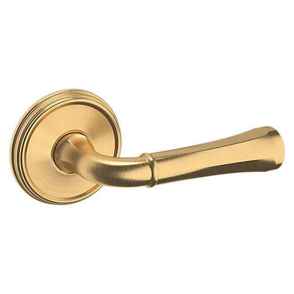 Baldwin Estate 5113 Right Handed Half Dummy Lever with 5078 Rose in Lifetime Satin Brass finish