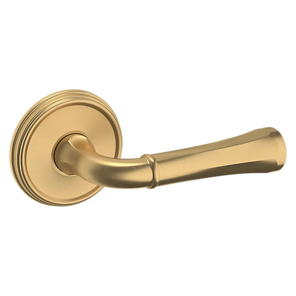 Baldwin Estate 5113 Right Handed Half Dummy Lever with 5078 Rose in Vintage Brass finish