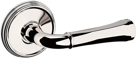 Baldwin Estate 5113 Right Handed Half Dummy Lever with 5078 Rosette in Lifetime Polished Nickel finish