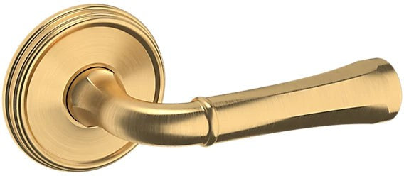 Baldwin Estate 5113 Right Handed Half Dummy Lever with 5078 Rosette in Lifetime Satin Brass finish