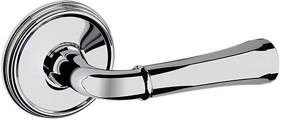 Baldwin Estate 5113 Right Handed Half Dummy Lever with 5078 Rosette in Polished Chrome finish