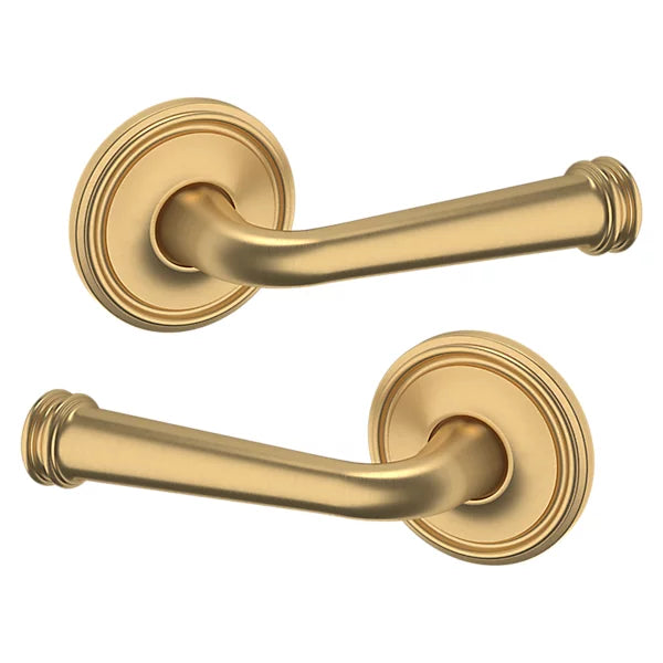 Baldwin Estate 5116 Full Dummy Lever with 5070 Rose in Vintage Brass finish