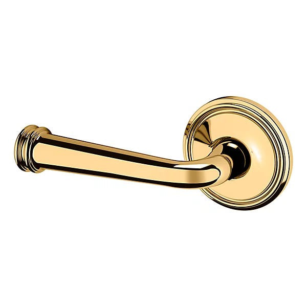 Baldwin Estate 5116 Left Handed Half Dummy Lever with 5070 Rose in Lifetime Polished Brass finish