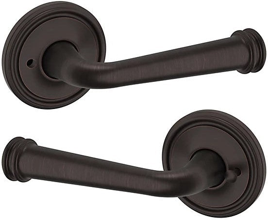 Baldwin Estate 5116 Privacy Lever with 5070 Rosette in Venetian Bronze finish