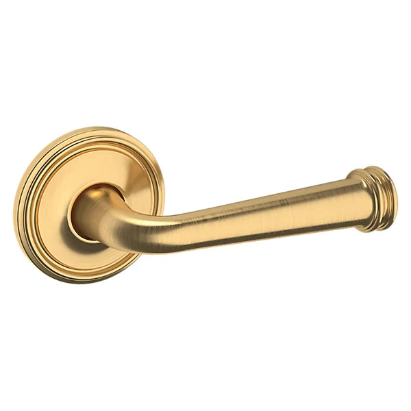 Baldwin Estate 5116 Right Handed Half Dummy Lever with 5070 Rose in Lifetime Satin Brass finish