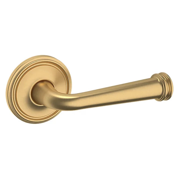 Baldwin Estate 5116 Right Handed Half Dummy Lever with 5070 Rose in Vintage Brass finish