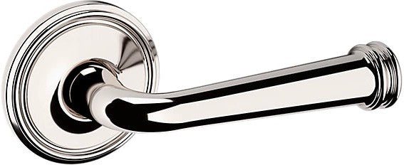 Baldwin Estate 5116 Right Handed Half Dummy Lever with 5070 Rosette in Lifetime Polished Nickel finish