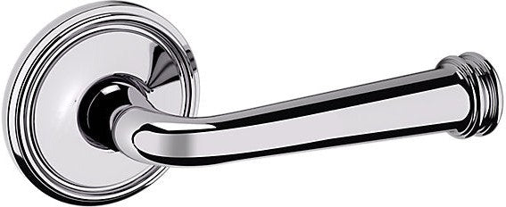 Baldwin Estate 5116 Right Handed Half Dummy Lever with 5070 Rosette in Polished Chrome finish