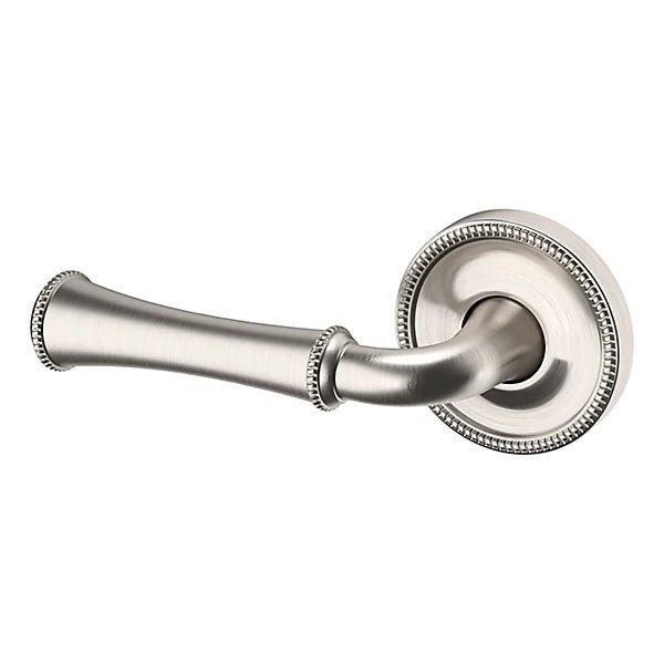 Baldwin Estate 5118 Left Handed Half Dummy Lever with 5076 Rose in Lifetime Satin Nickel finish