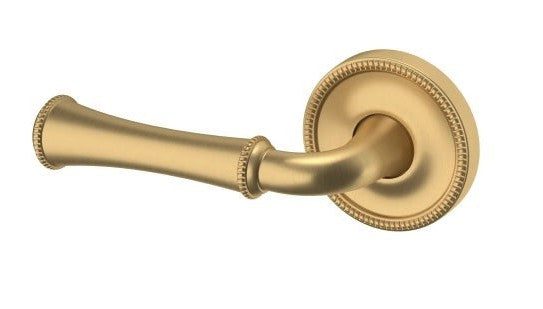 Baldwin Estate 5118 Left Handed Half Dummy Lever with 5076 Rose in Vintage Brass finish