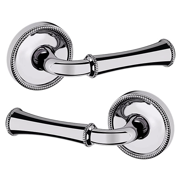 Baldwin Estate 5118 Passage Lever with 5076 Rose in Polished Chrome finish