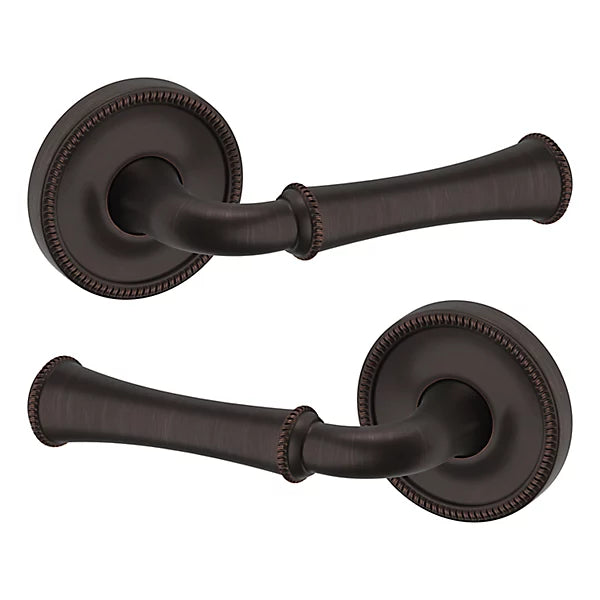 Baldwin Estate 5118 Passage Lever with 5076 Rose in Venetian Bronze finish