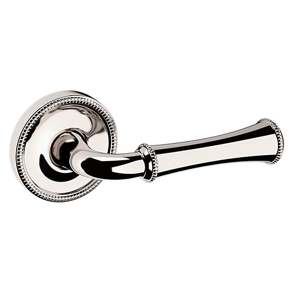 Baldwin Estate 5118 Right Handed Half Dummy Lever with 5076 Rose in Lifetime Polished Nickel finish