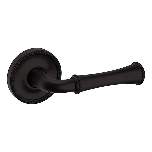 Baldwin Estate 5118 Right Handed Half Dummy Lever with 5076 Rose in Oil Rubbed Bronze finish