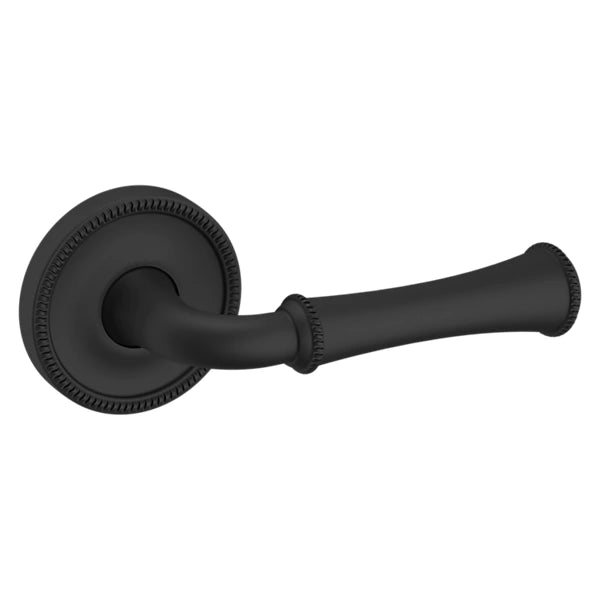 Baldwin Estate 5118 Right Handed Half Dummy Lever with 5076 Rose in Satin Black finish