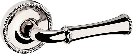 Baldwin Estate 5118 Right Handed Half Dummy Lever with 5076 Rosette in Lifetime Polished Nickel finish