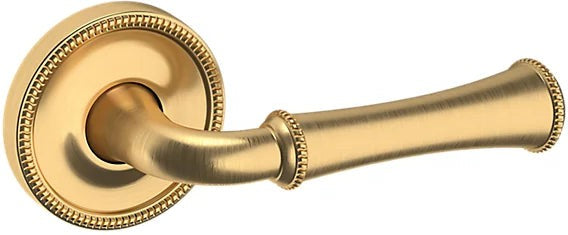 Baldwin Estate 5118 Right Handed Half Dummy Lever with 5076 Rosette in Lifetime Satin Brass finish