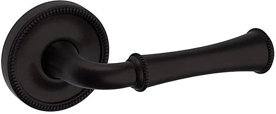 Baldwin Estate 5118 Right Handed Half Dummy Lever with 5076 Rosette in Oil Rubbed Bronze finish