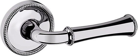 Baldwin Estate 5118 Right Handed Half Dummy Lever with 5076 Rosette in Polished Chrome finish