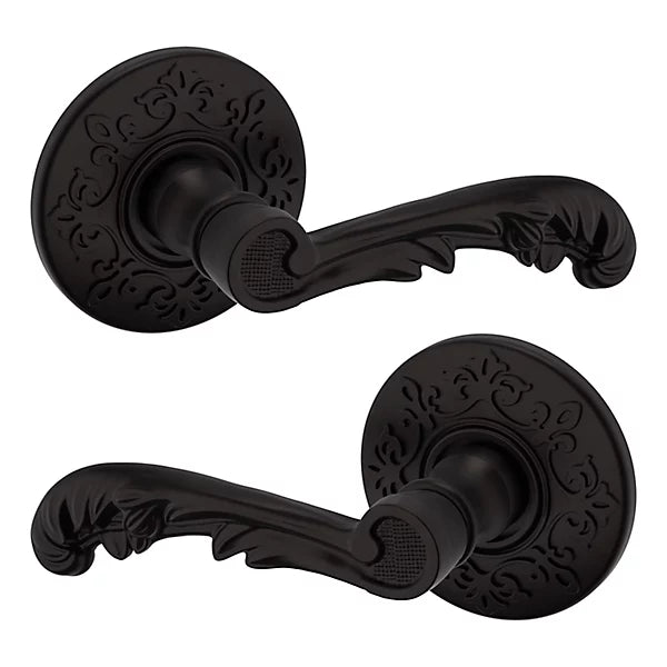 Baldwin Estate 5121 Full Dummy Lever with R012 Rose in Oil Rubbed Bronze finish