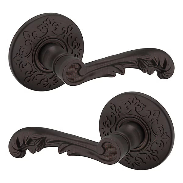 Baldwin Estate 5121 Full Dummy Lever with R012 Rose in Venetian Bronze finish