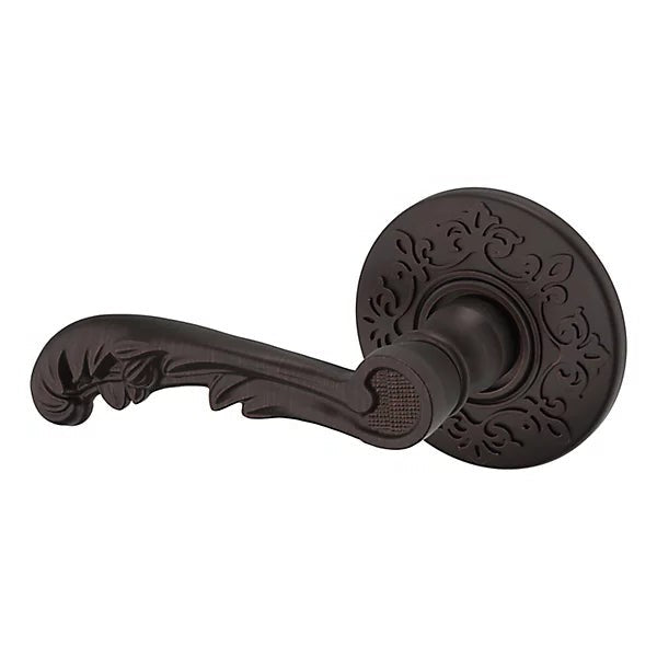 Baldwin Estate 5121 Left Handed Half Dummy Lever with R012 Rose in Venetian Bronze finish