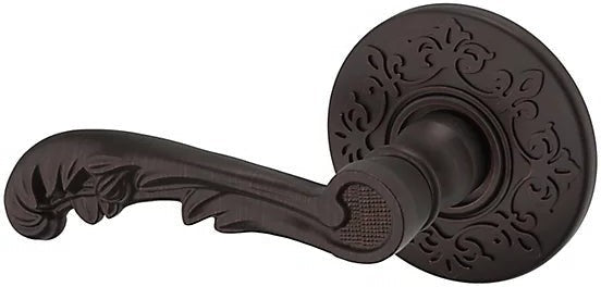 Baldwin Estate 5121 Left Handed Half Dummy Lever with R012 Rosette in Venetian Bronze finish