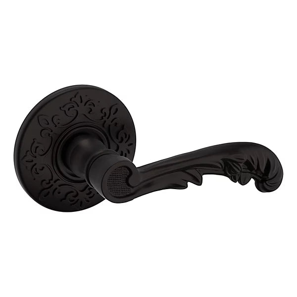 Baldwin Estate 5121 Right Handed Half Dummy Lever with R012 Rose in Oil Rubbed Bronze finish