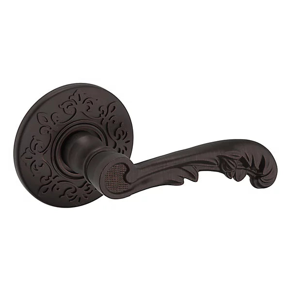 Baldwin Estate 5121 Right Handed Half Dummy Lever with R012 Rose in Venetian Bronze finish