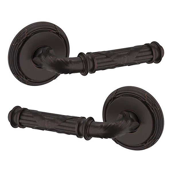 Baldwin Estate 5122 Full Dummy Lever with 5022 Rose in Venetian Bronze finish