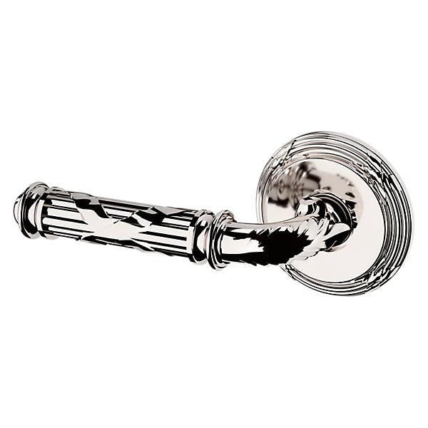 Baldwin Estate 5122 Left Handed Half Dummy Lever with 5022 Rose in Lifetime Polished Nickel finish