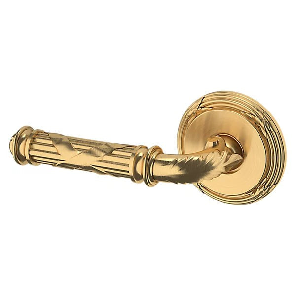 Baldwin Estate 5122 Left Handed Half Dummy Lever with 5022 Rose in Lifetime Satin Brass finish