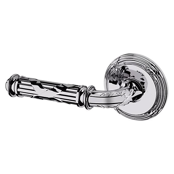 Baldwin Estate 5122 Left Handed Half Dummy Lever with 5022 Rose in Polished Chrome finish