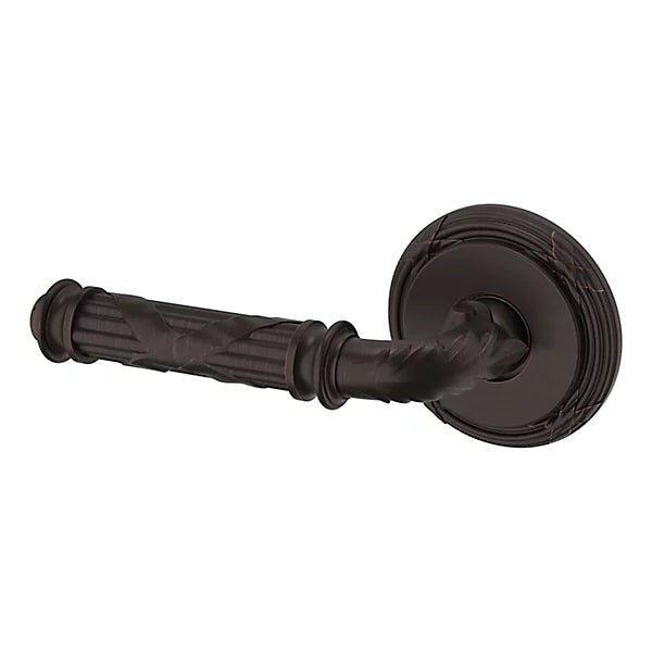 Baldwin Estate 5122 Left Handed Half Dummy Lever with 5022 Rose in Venetian Bronze finish